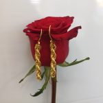 گوشواره آویز طنابی