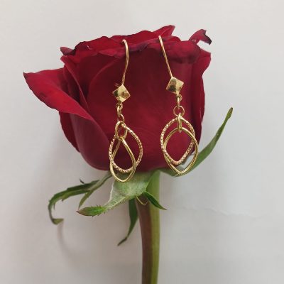 گوشواره آویز شقایق